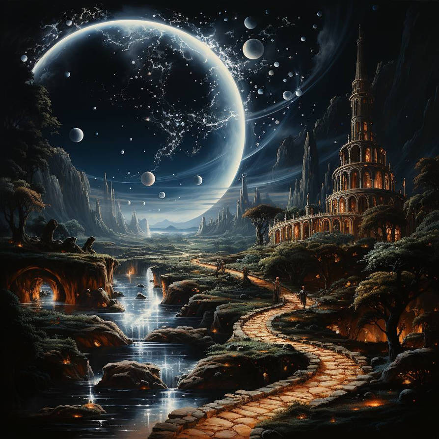 Fantasy Fallscape Fantasyscape by ByanEl on DeviantArt