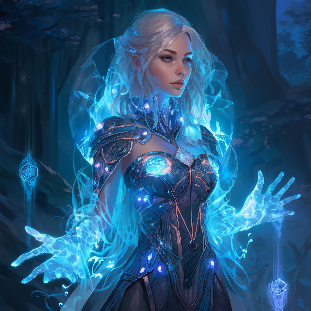 Blue mage by ByanEl on DeviantArt