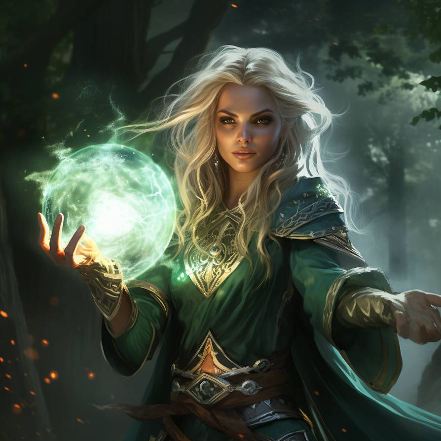 Elven mage 4 by ByanEl on DeviantArt