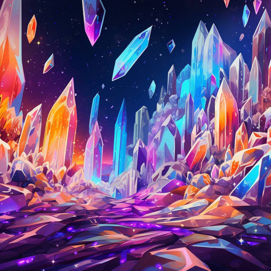 Crystal Landscape By ByanEl On DeviantArt