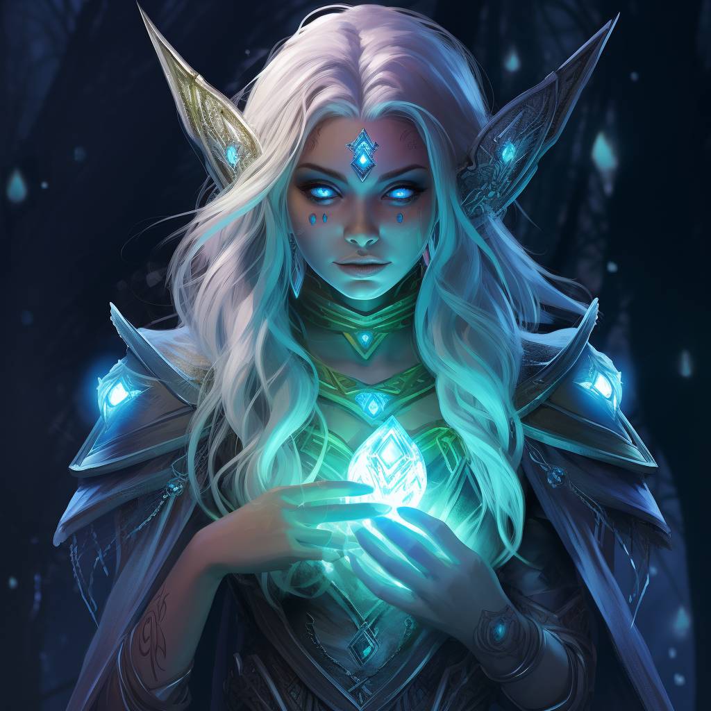 mm - dark elven mage https: creation Images High... Elven mage 22 by ByanEl on DeviantArt