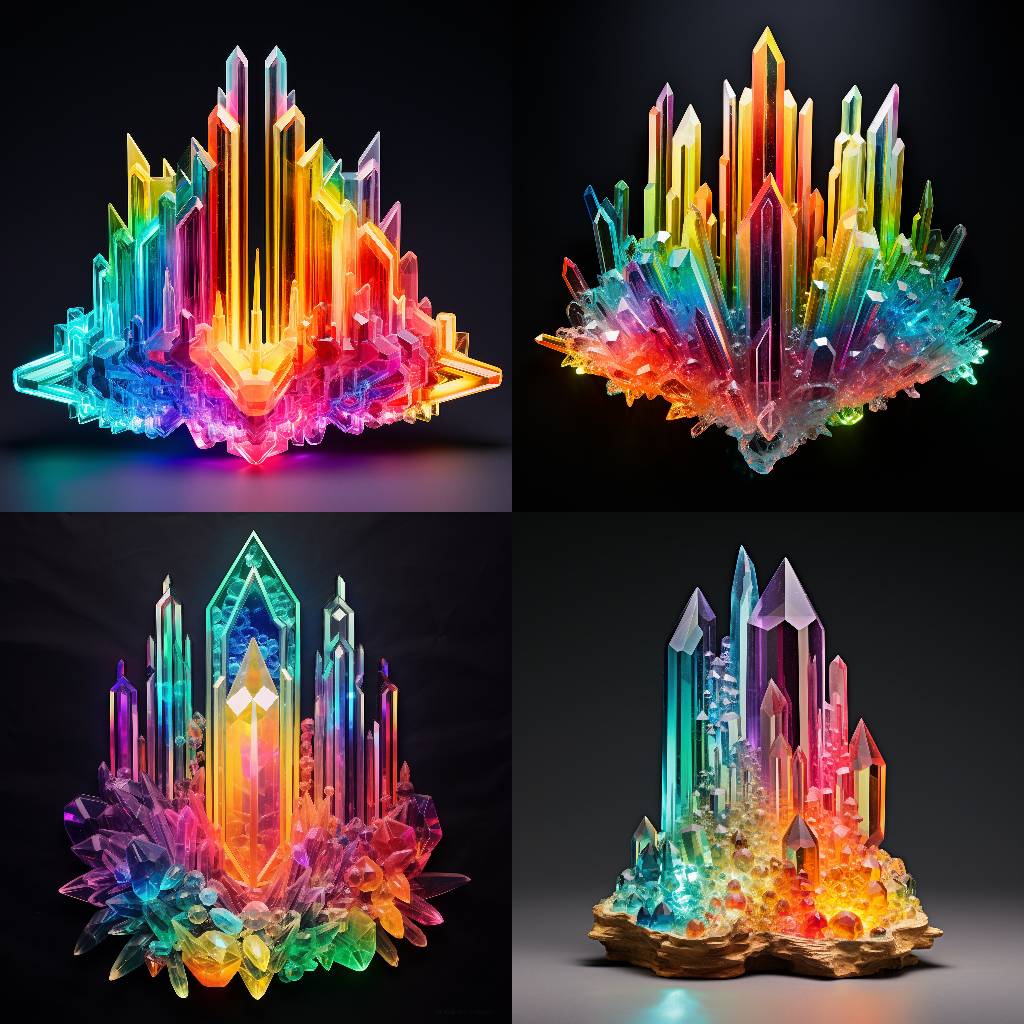 Crystal art pieces by ByanEl on DeviantArt