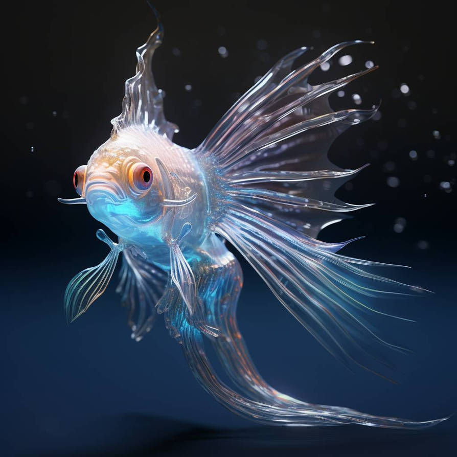 Crystal fish by ByanEl on DeviantArt
