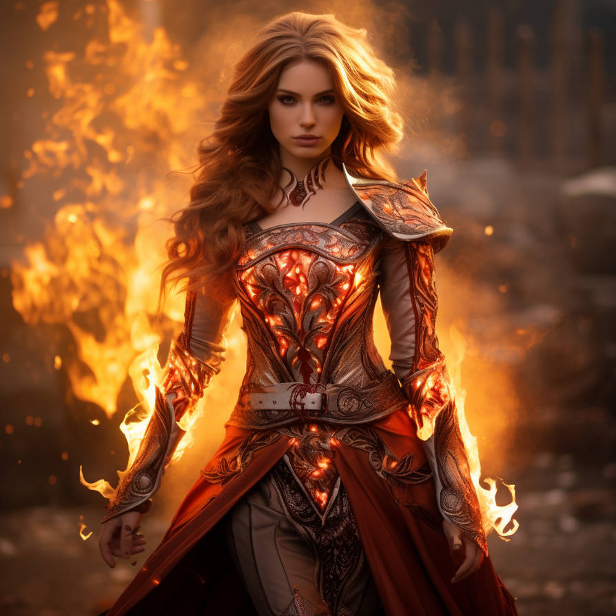 Fire mage 2 by ByanEl on DeviantArt