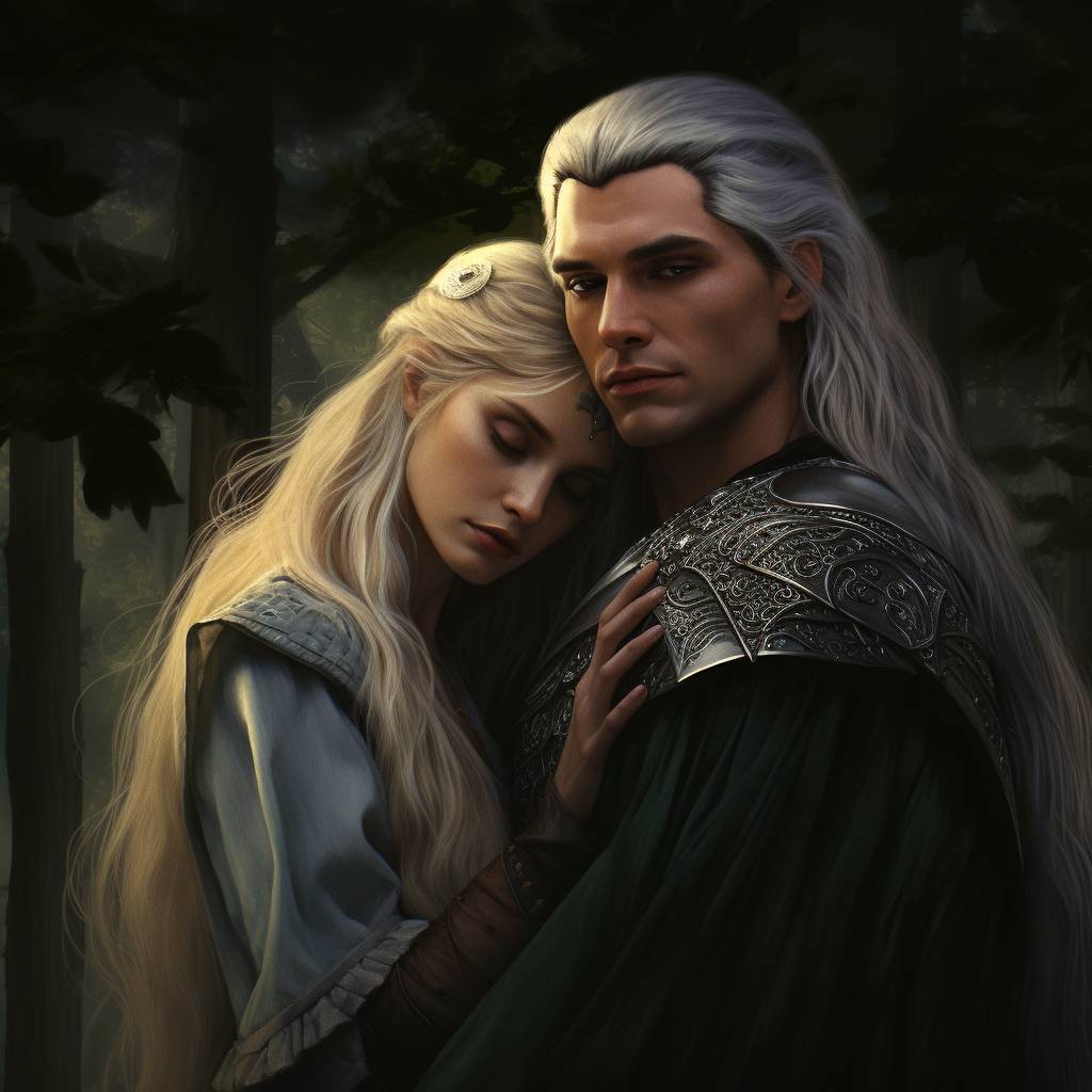 Turin, Nienor and Glaurung by Rylyn84 on DeviantArt