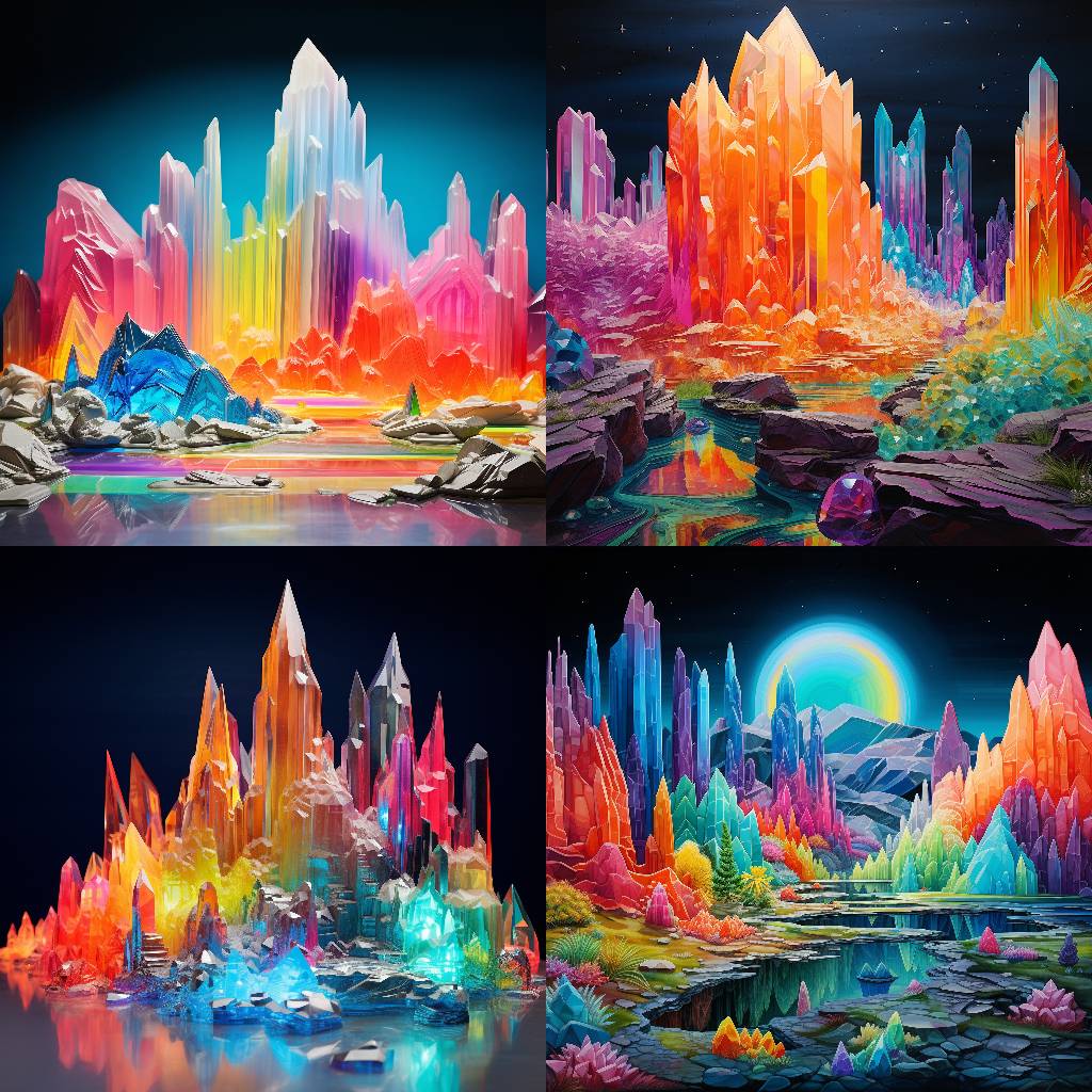 Crystal Landscapes By ByanEl On DeviantArt