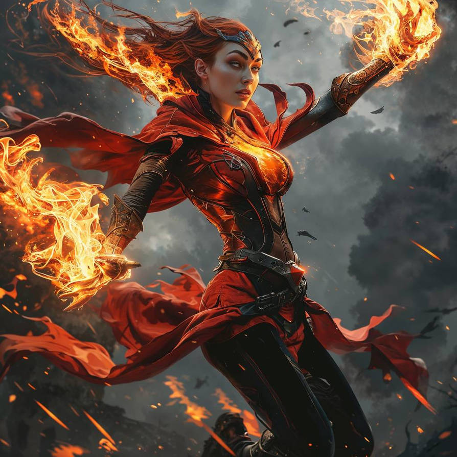 Hero Using Fire Fire hero by ByanEl on DeviantArt