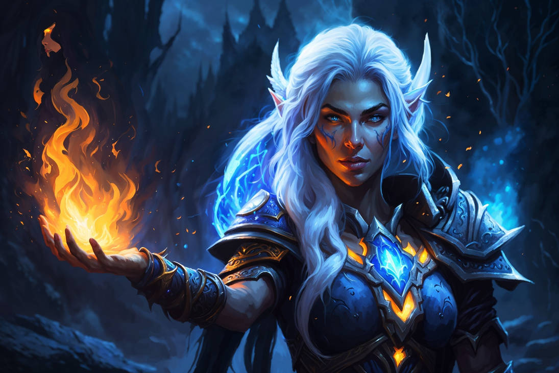 mm - dark elven mage https: creation Images High... Elf mage by ByanEl on DeviantArt