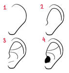 How To Draw Ears by Lily-Draws