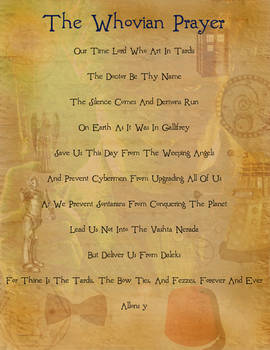 The Whovian Prayer