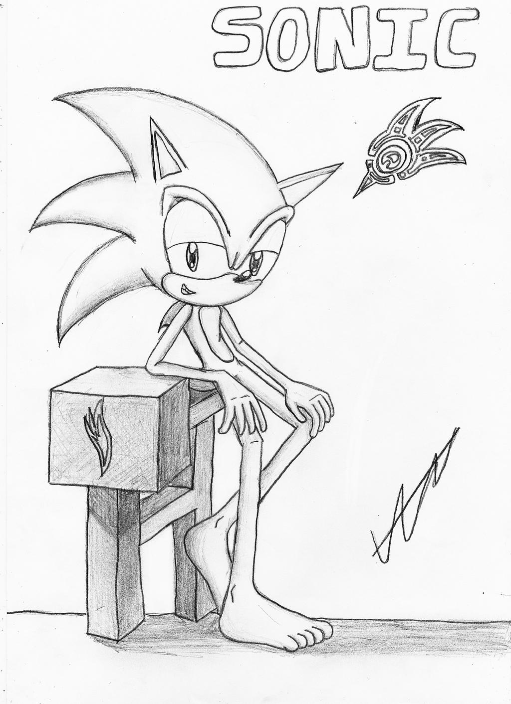 Sonic the hedgehog (Sketch)