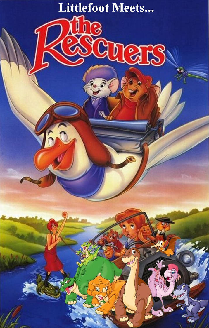 Littlefoot Meets The Rescuers's Poster 02. by LittlefootKing on DeviantArt