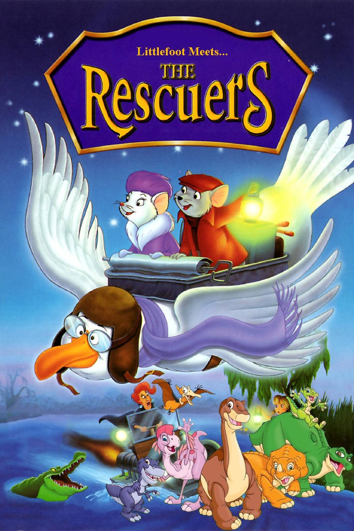 Littlefoot Meets The Rescuers's Poster 04. by LittlefootKing on DeviantArt