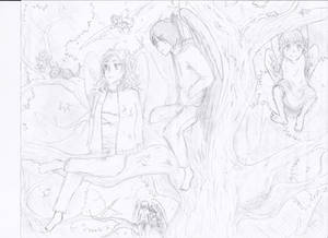 Maximum Ride barefeet tree