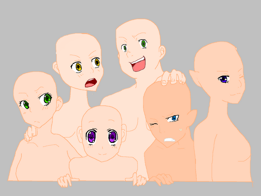 Character Base Party group base by ThebaseMaster24 on DeviantArt