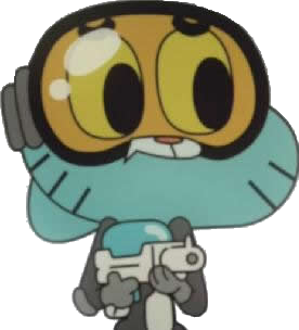 TAWOG:Gumball with his Paintgun