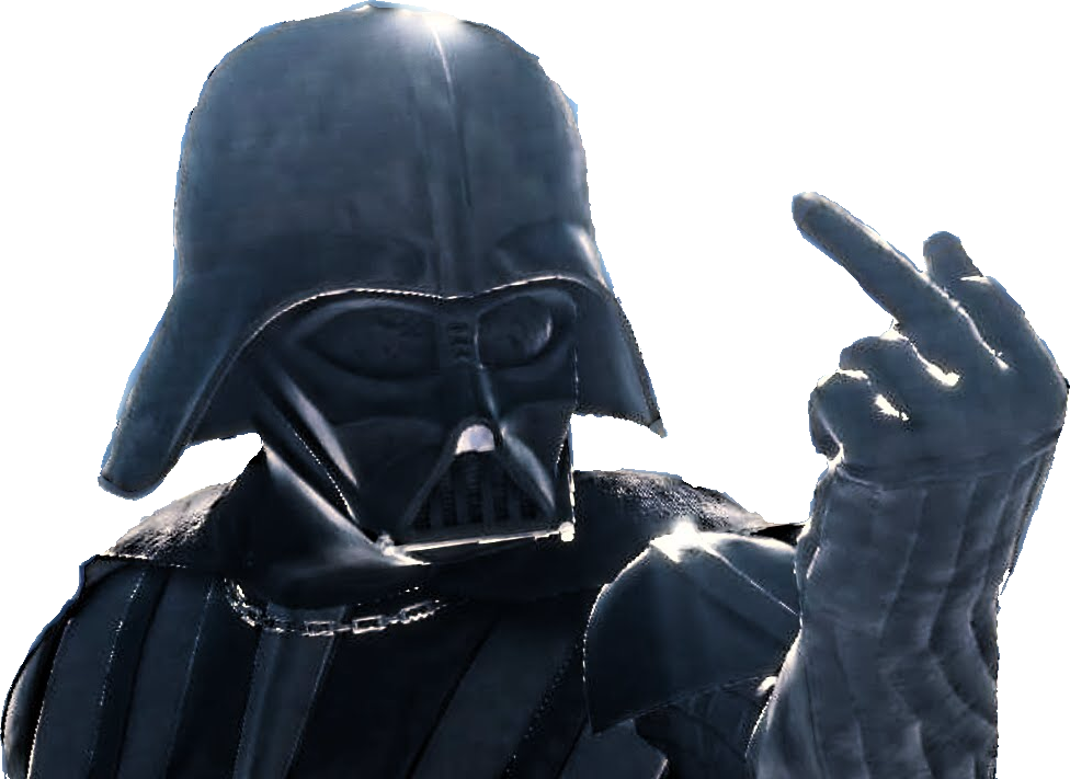 Darth Vader Middle Finger (SW Battlefront EA)