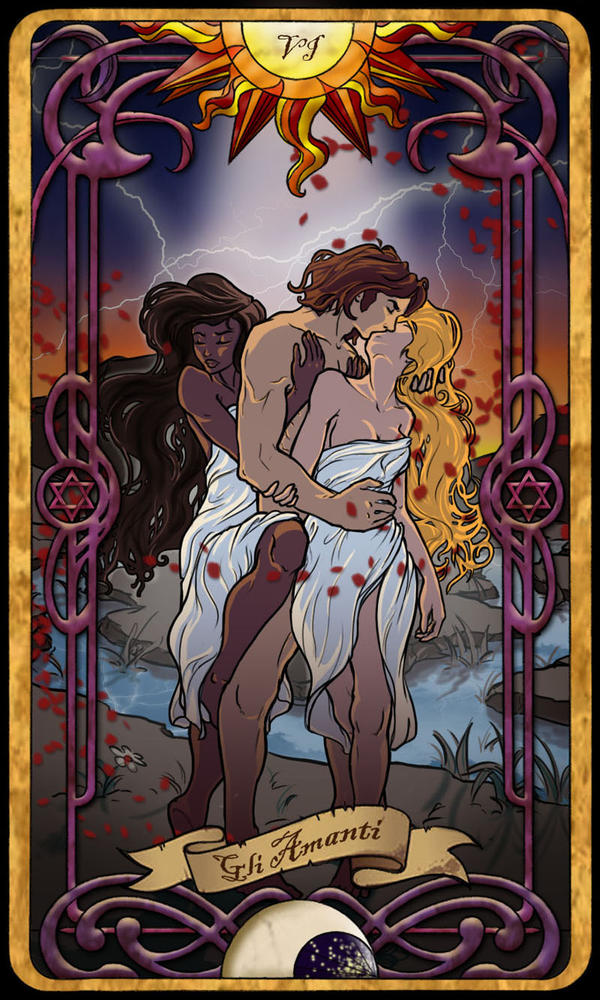 Аркан на любовь на заставку. Карты Таро 6 the lover. Аркан 6 Таро the lovers. Карта Таро the lovers. Колода Таро 6 аркана.