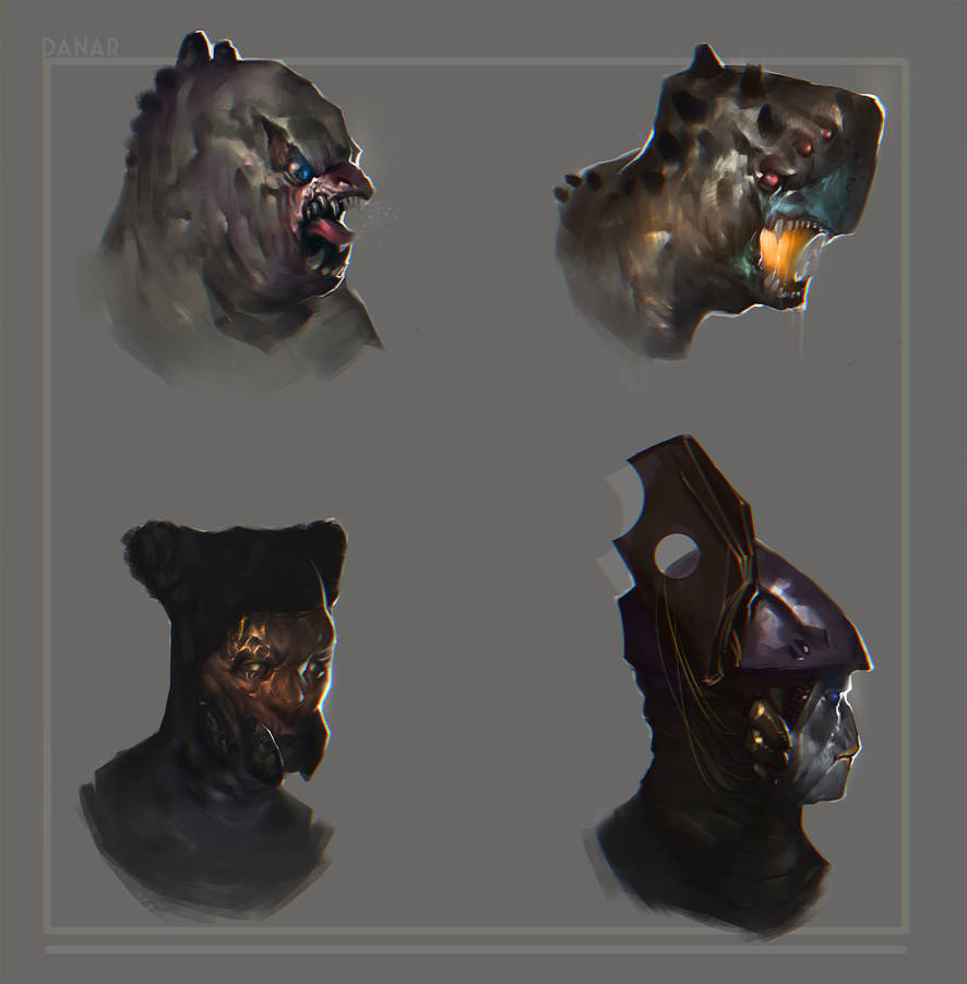 Deviantart Alien Types Creature and Aliens species concepts by DanarArt on DeviantArt