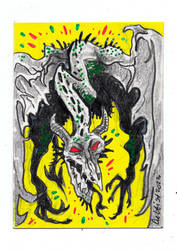 ACEO CARD Toxic Wyvern