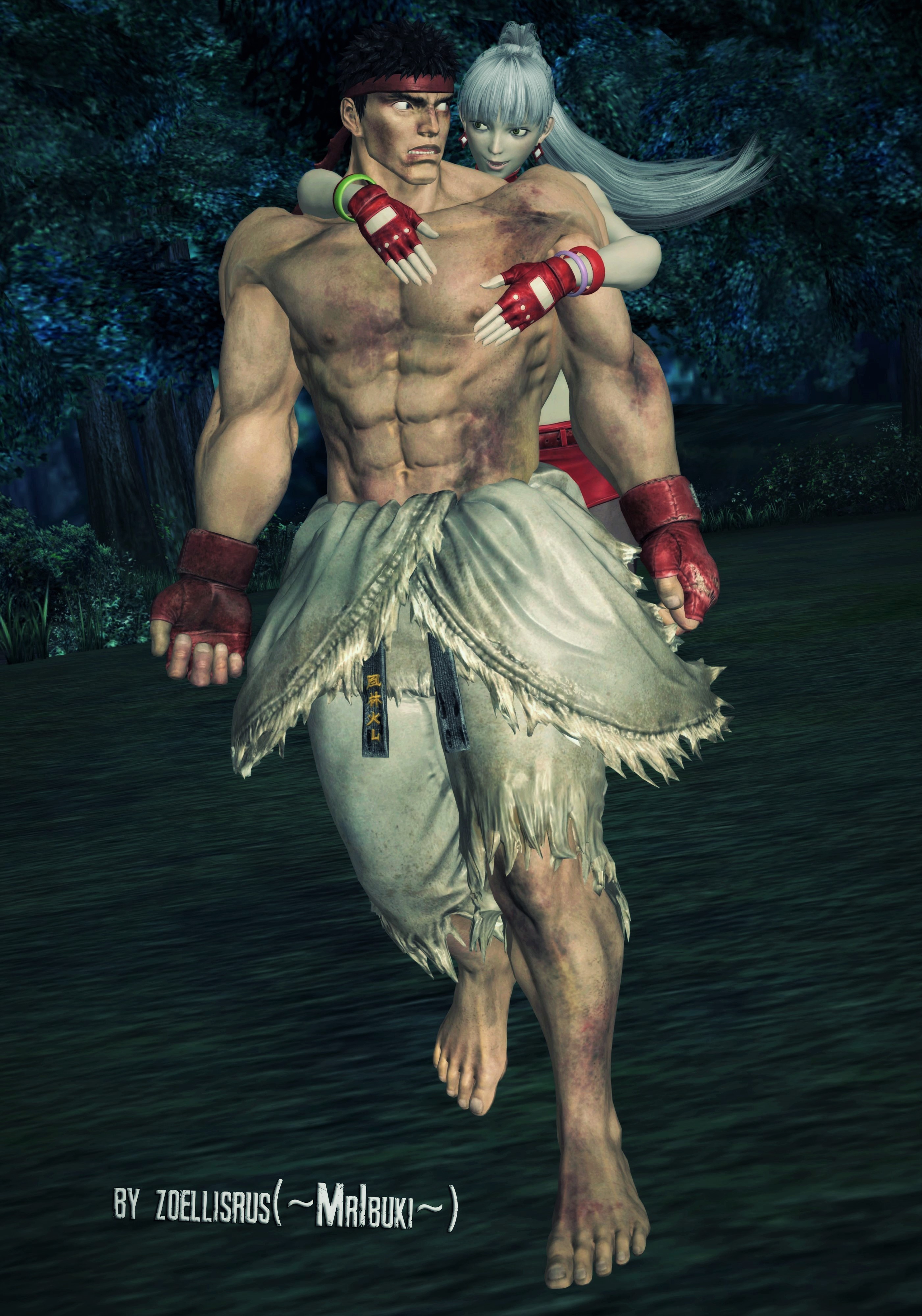 Morrigan Vs Ryu Can I be your COmBat PAtner? | Ryu and Morrigan by zoellisrus on DeviantArt