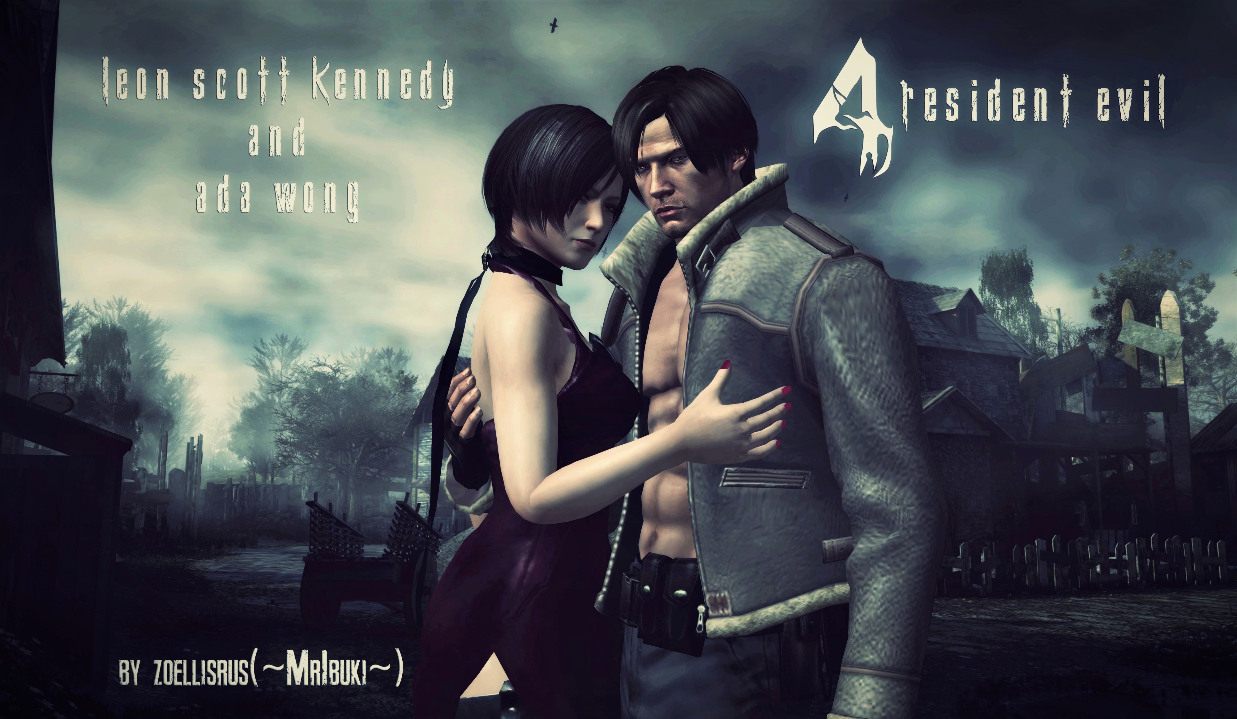 Resident Evil 4 HD Remaster Leon and Ada Wallpaper by zoellisrus on  DeviantArt