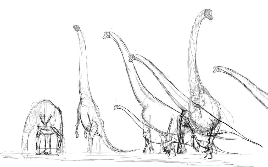 Brachio...Giraffatitan Sketch