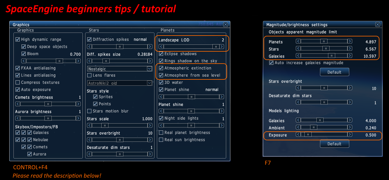 SpaceEngine V0.971 - Beginners Tutorial Guide by nirklars on DeviantArt