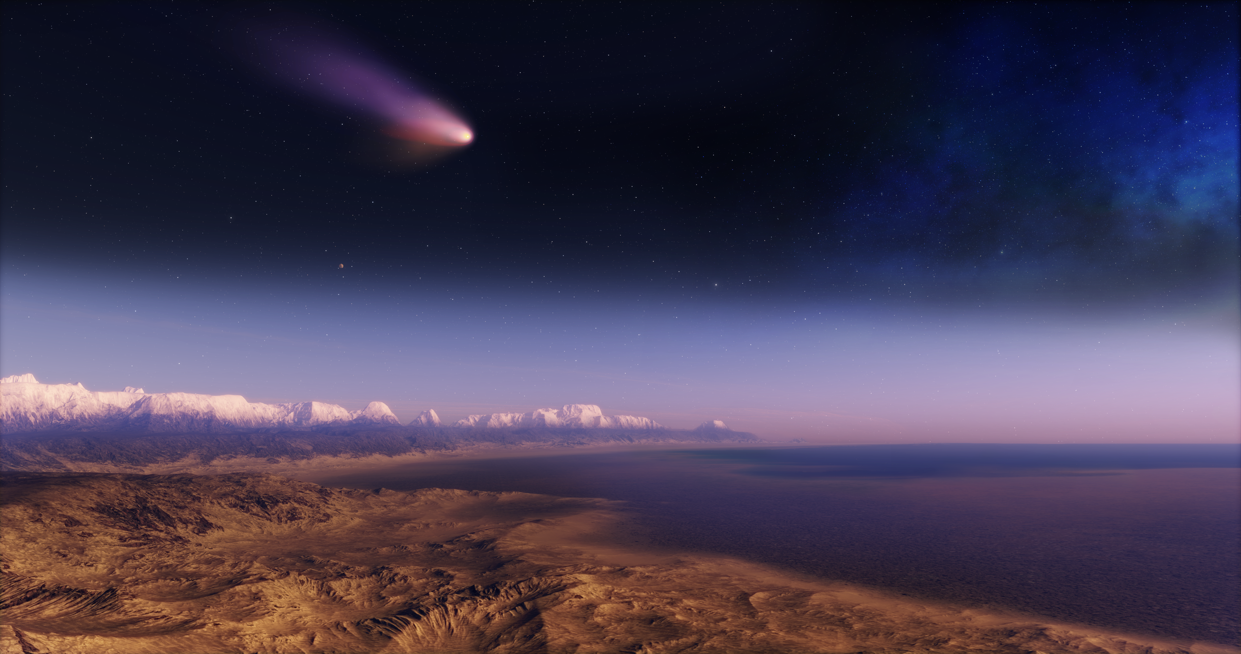 Extrasolar Comet - 4k High res remake