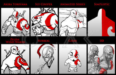 Kratos - 8 styles