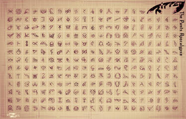 Ripped letter things