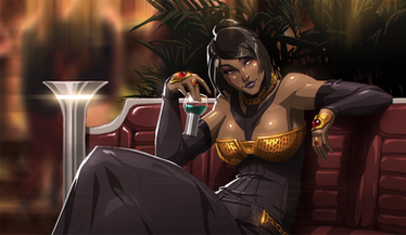 Zafearah's night out (commission)