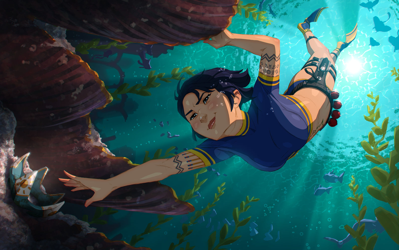 Deep Sea Discoveries (commission) by ZedEdge on DeviantArt