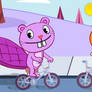 Toothy And Handy Are Cycling And Meet Together !