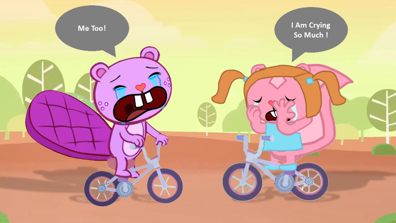 Toothy And Janet Are Crying ! by haiduong2004 on DeviantArt