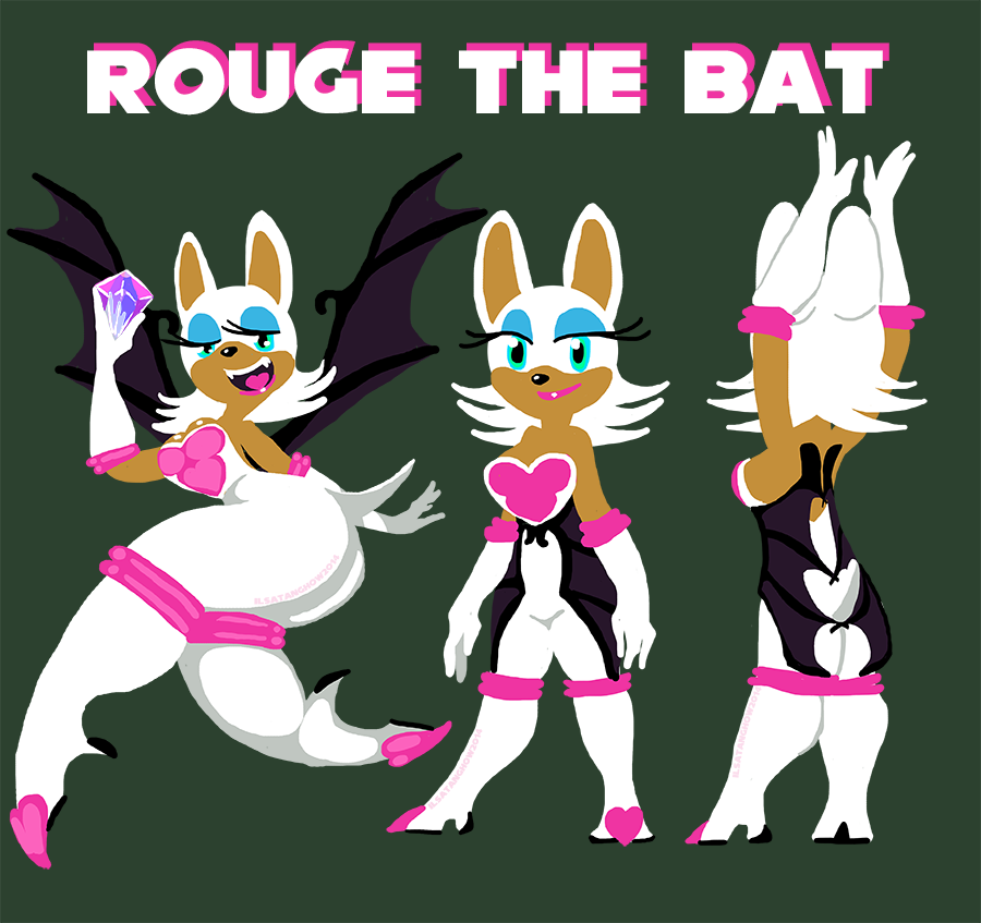 Deviantart Rouge Cream Rouge Re-design by Zulema on DeviantArt