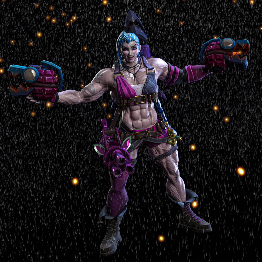 Jinx Abs JINX MUSCLES by Lollyn96 on DeviantArt