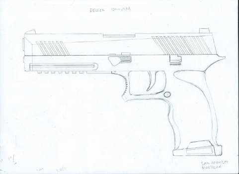 Deus Ex - 10mm Pistol Redesign Schematic