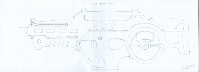 Deus Ex - Assault Rifle Redesign Schematic