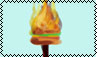 Olympic Cheeseburger torch by wingedness