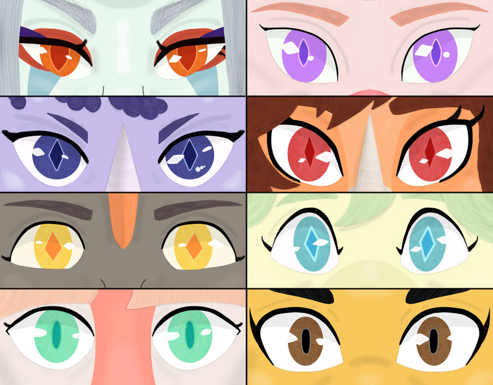 Snoot game characters eyes by EvenNumbers2468 on DeviantArt
