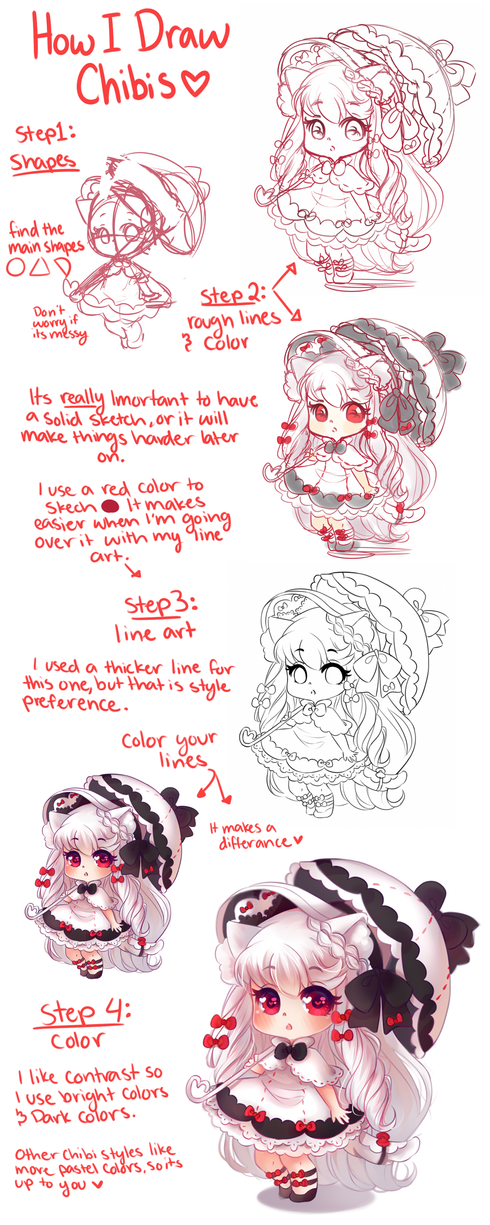 Chibi Tutorial Profile Chibi Tutorial by oWinTer on DeviantArt