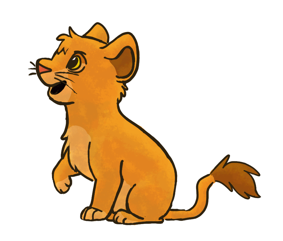 Simba Doodle by RunningSpud on DeviantArt