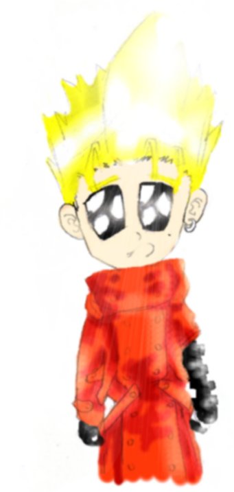 sad vash chibi