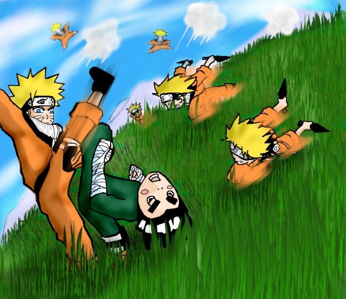 NARUTO VS LEE,contest sumition