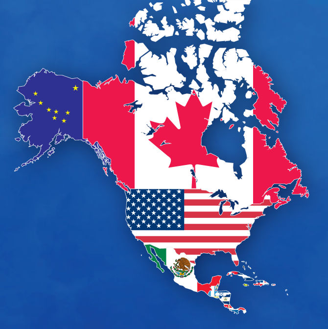 Map Of North American Flags By Ajmedwards On DeviantArt map-of-north-american-flags-by-ajmedwards-on-deviantart