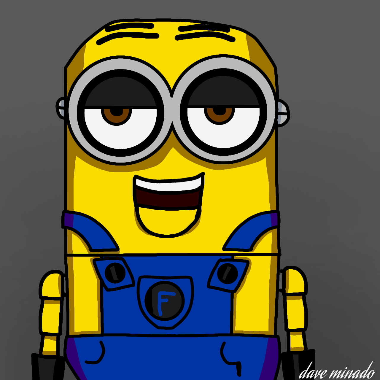 Como desenhar o Minion? (how to draw a Minion) 