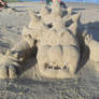 Bowser sand sculpture 1