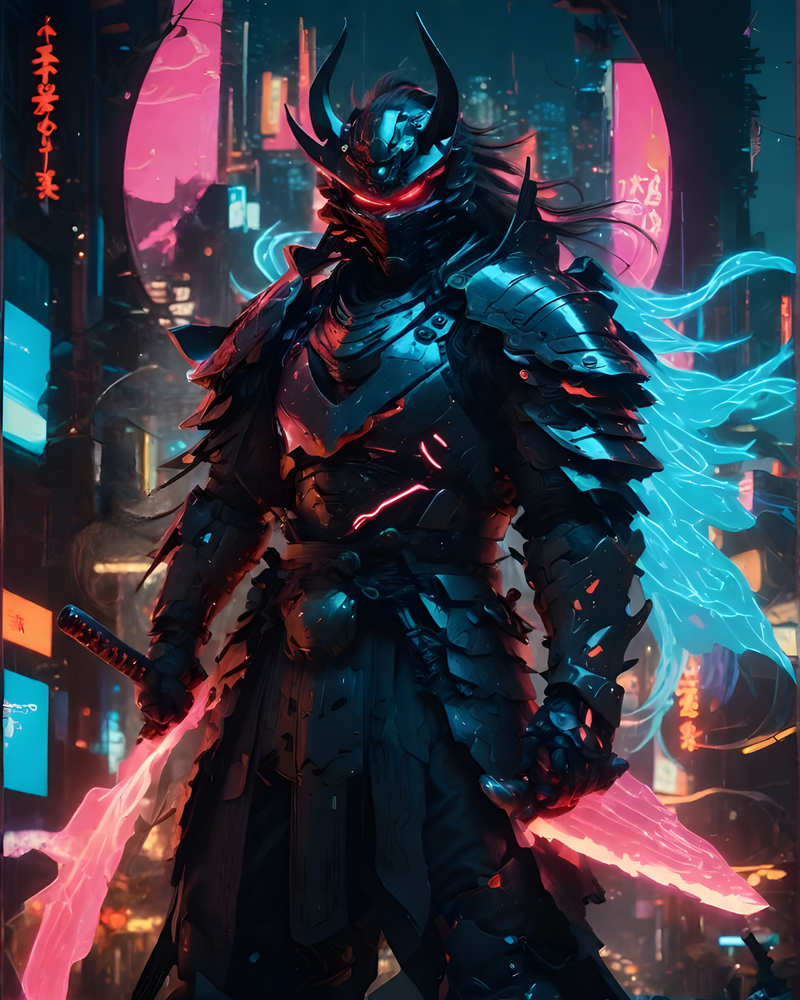 tradition meets technology | Samurai | by KingTush23 on DeviantArt