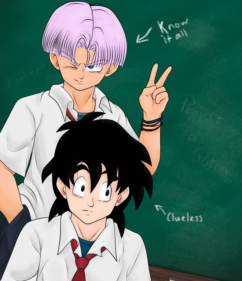 Goten and Trunks by Roxi-art on DeviantArt